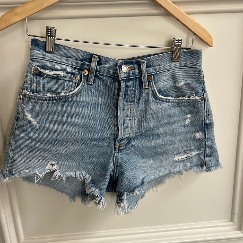 AGolde Parker Denim Shorts